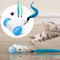 PEMOO Smart Moving Electric Cat Toys for Indoor Cats 2-Speed Cat Mouse Toy with LED Wheels USB RechargeableRelieve Lack of Exercise for Cats Kittens with 3 Toy Pendants